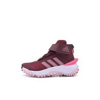 Adidas Fortatrail Anti Slip Wear Resistant Low Top Kids' Running Shoes Red Pink Kids'