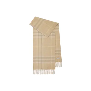 Burberry Reversible Checked Cashmere Scarf