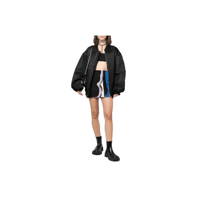 AMBUSH Jacquard Mini Knit Skirt-2