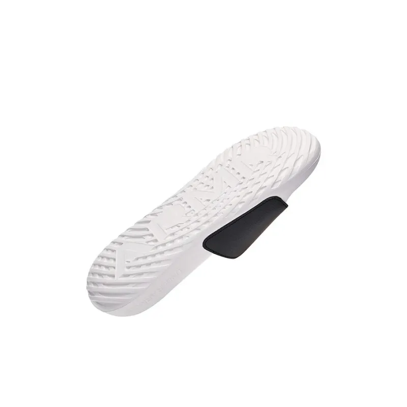 Under Armour Anti Slip Wear Resistant Breathable Lightweight Odor Resistant Kids' Slippers Black White Kids'-7