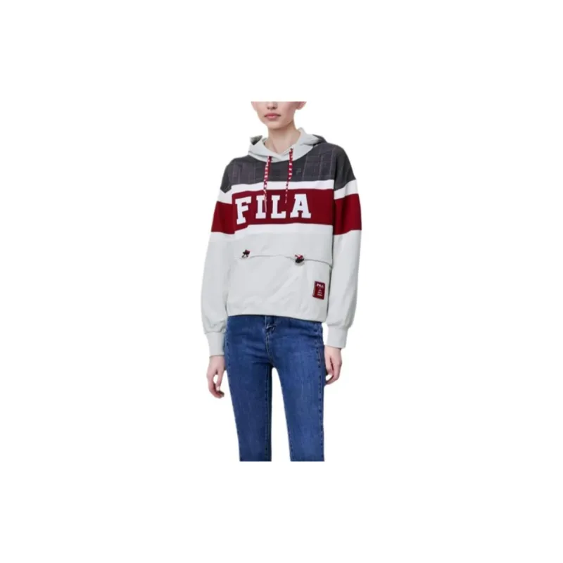 FILA MIHARA Sweatshirt Women's Morning Dew Gray-2