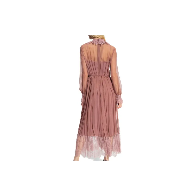 GUCCI FW22 Long-Sleeved Dresses Women's Peach-3