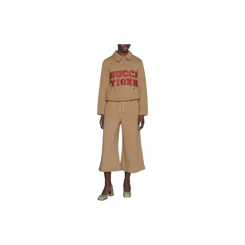 GUCCI Sweatshirts Women's Beige-1