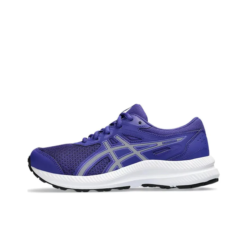 Asics Gel-Contend 8 Anti-Slip And Wear-Resistant Lightweight Low-Top Kids' Running Shoes Purple Teenagers-0