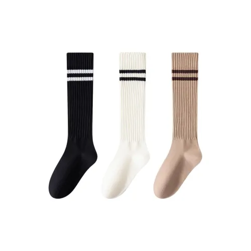 MIIOW Knee High Socks Women's 3 Pack