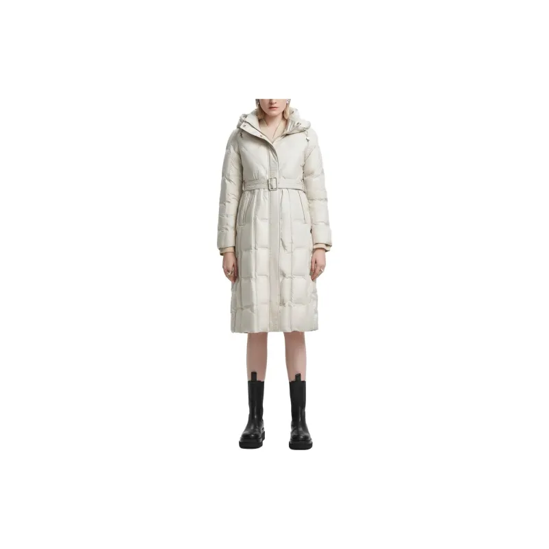 KARL LAGERFELD / Karl Lagerfeld Jeans Down Jackets Women's Ecru-2