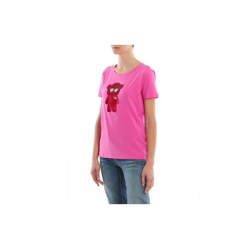EMPORIO ARMANI T Shirts Women's Pink-3