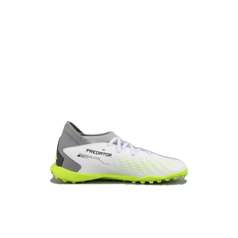Adidas PREDATOR ACCURACY.3 Slip-Resistant Cushioning Breathable Low-Top Kids' Soccer Shoes White Green Kids'-1