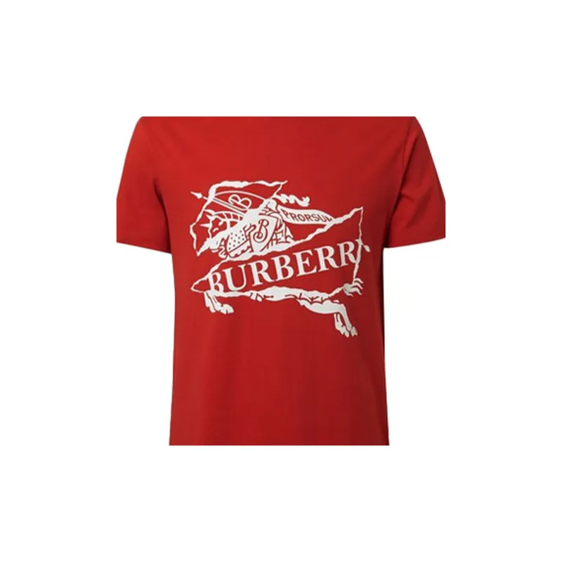 Burberry T-Shirts Men Red-1