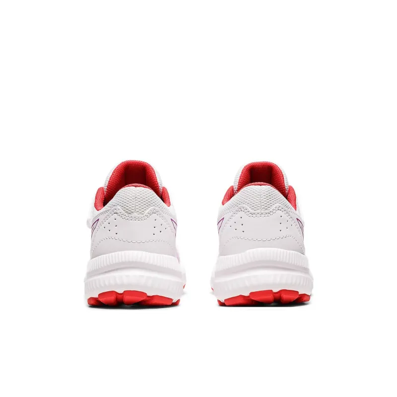 Asics Gel-Contend 8 Anti-Slip Wear-Resistant Low-Top Kids' Running Shoes White Purple Red Kids'-3