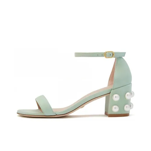 Stuart Weitzman/SW Strap Sandals 6.5cm Women's Smoothie Mint