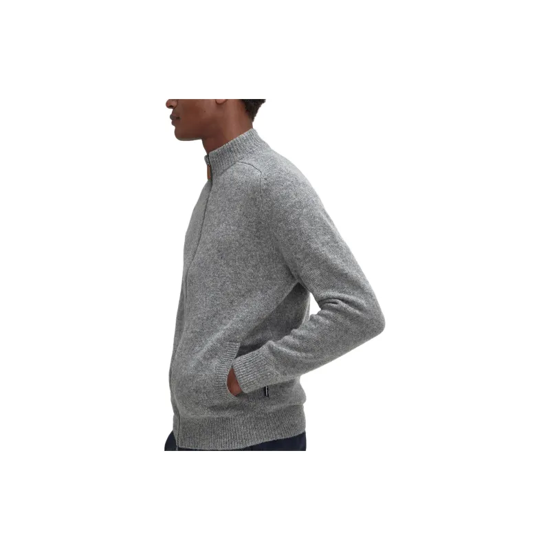 BARBOUR Talder Zip-Up Knit Sweater-3