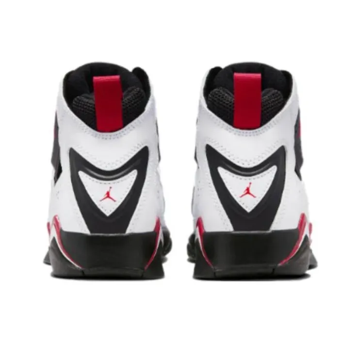 Jordan True Flight White/Varsity Red-Black GS-4