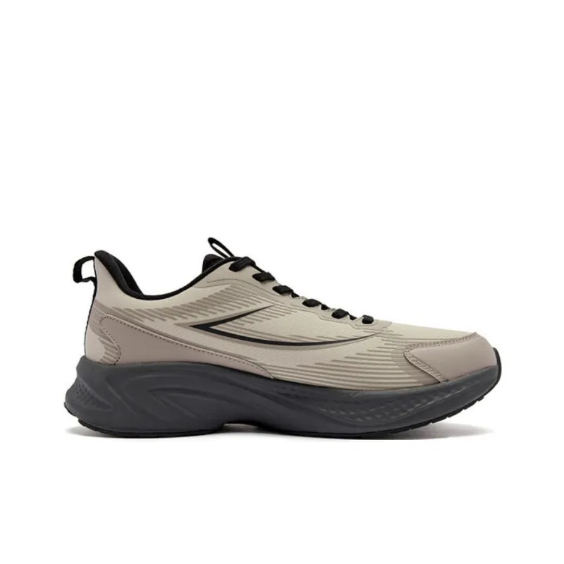QIAODAN Anti Slip Wear Resistant Low Top Casual Running Shoes Men's Umber-1