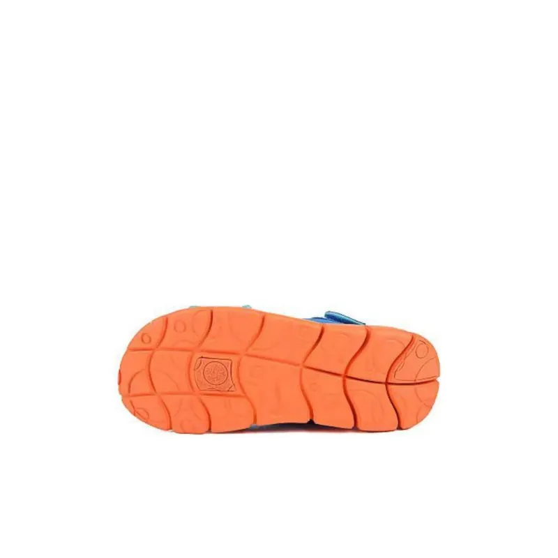 Nike Sunray Adjust 4 Anti Slip Wear Resistant Children's Sandals Blue Orange Kids'-4