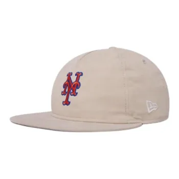 New Era Cotton Baseball Caps Unisex Light Khaki