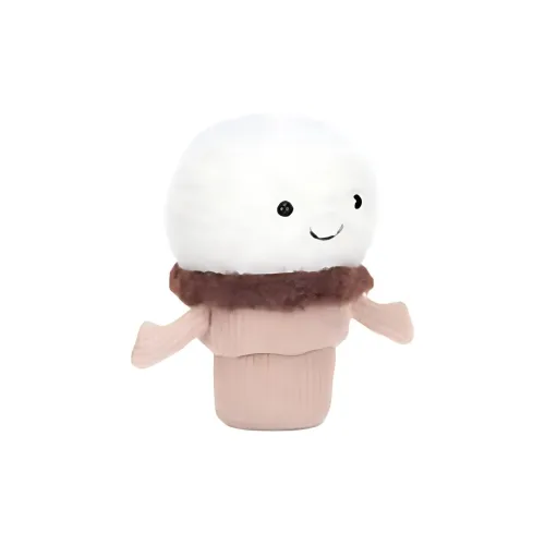 JELLYCAT Gourmet Collection Ice Cream Cone Dolls Plush Doll Small Size High