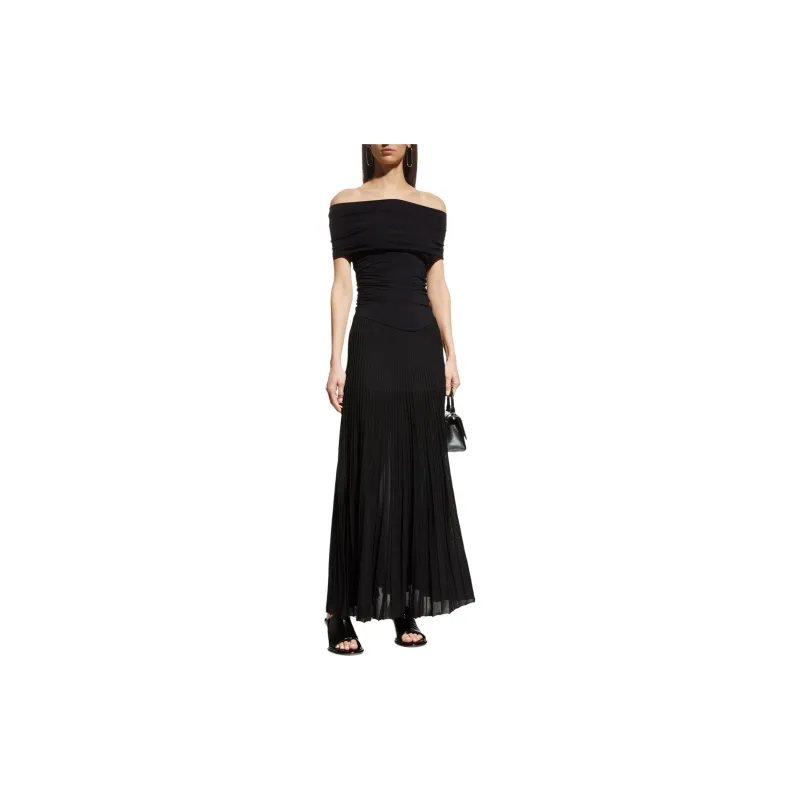 KHAITE The Marca Ruched bodice Dress-1