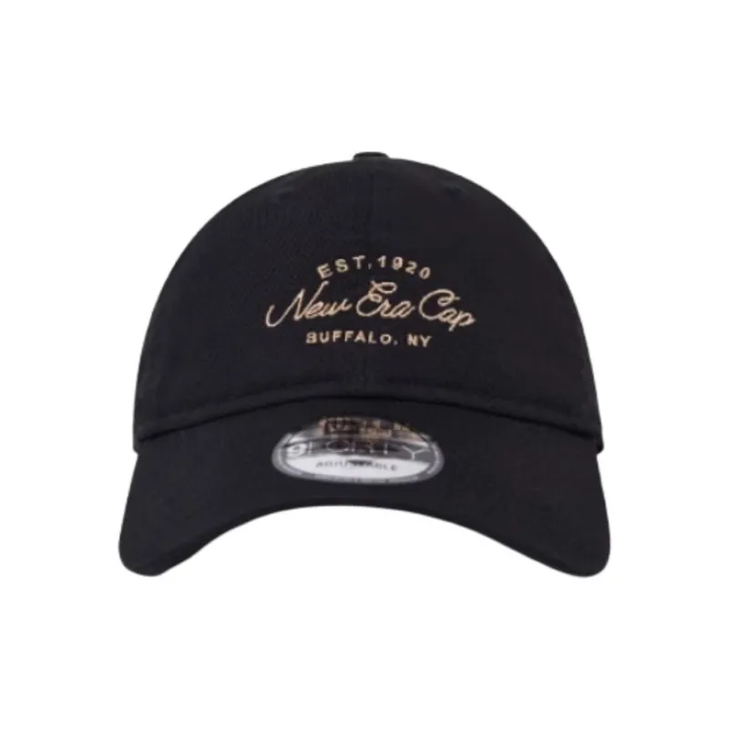 New Era Cotton Baseball Caps Unisex Black-1