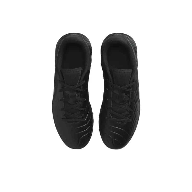 Nike Tiempo Legend 10 Anti Slip Wear Resistant Low Top Kids' Soccer Shoes Black Kids'-2