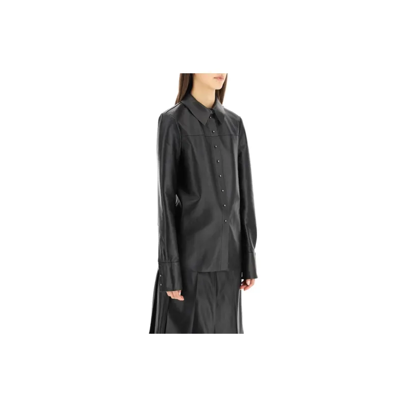 SportMax Leather Jackets Women's Black-4