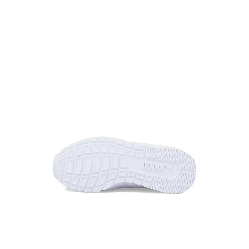 Puma ST Runner V3 Leather Little Kid 'Triple White'-5