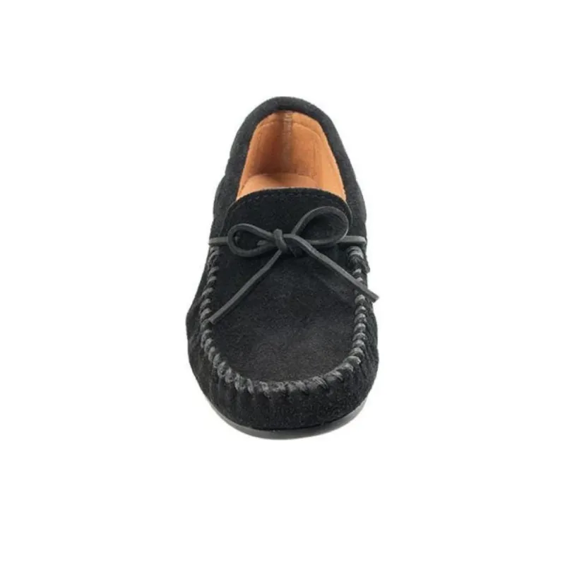 MINNETONKA Beanie Shoes Men's Black-3