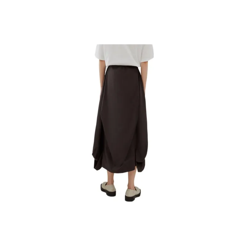 THE SEA LIFE Casual Long Skirt Women's Black-3