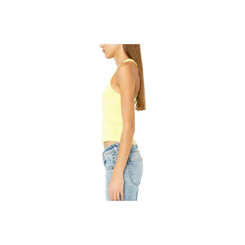 DIESEL Tank Top Women's Fluorescent Yellow-6