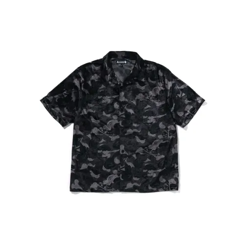 A BATHING APE Mastermind JAPAN Collaboration Shirts Unisex Black