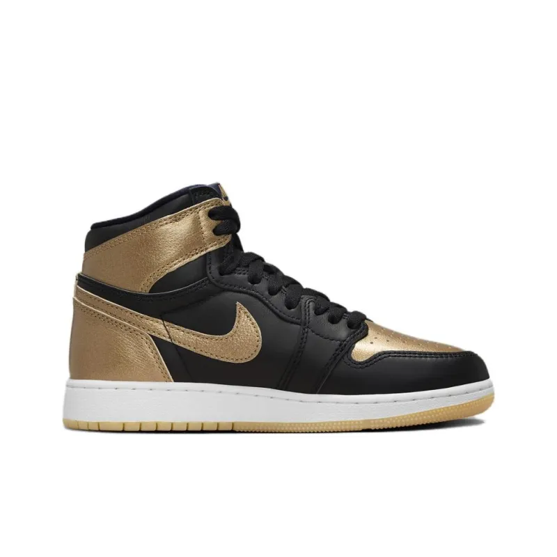 Jordan 1 Retro High OG Black Metallic Gold GS-1