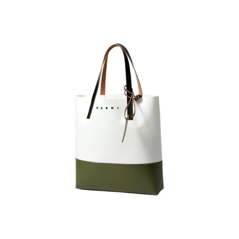 MARNI Tribeca Two Tone Large Tote Bag-1