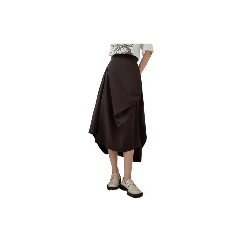 THE SEA LIFE Casual Long Skirt Women's Black-2