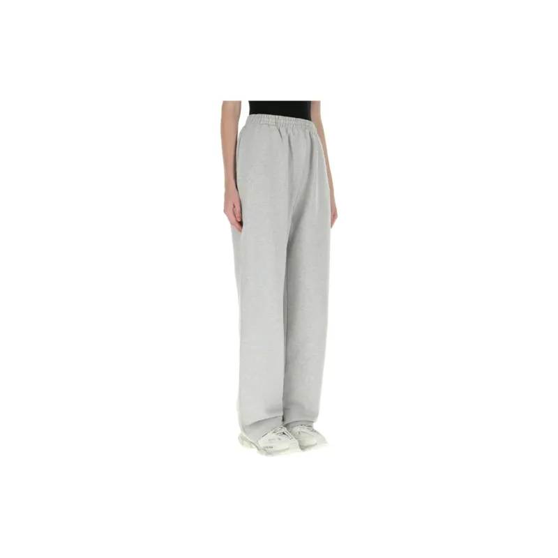 Balenciaga FW21 Knitted Sports Pants Regular Fit Women's Gray-3