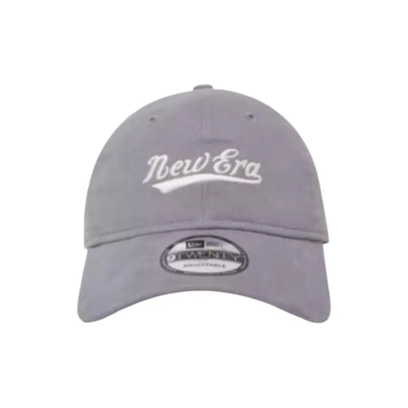 New Era Leather Baseball Caps Unisex Gray-1