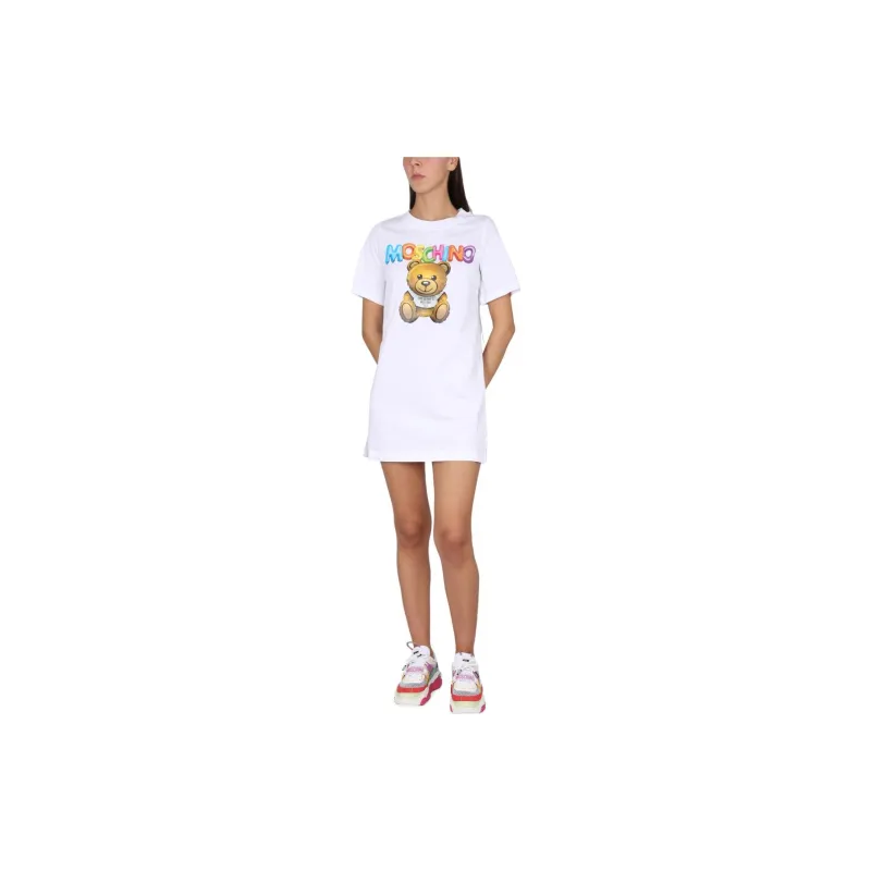 MOSCHINO Teddy Printed Mini Dress-3