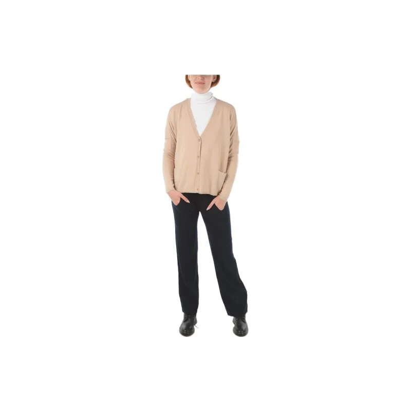 WOOLRICH Cashmere Sweater Women's Beige Yellow-1