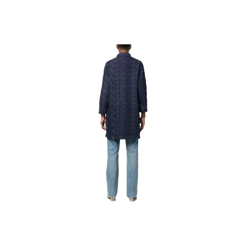 Ralph Lauren RRL Quilted Jersey Duster Coat-2
