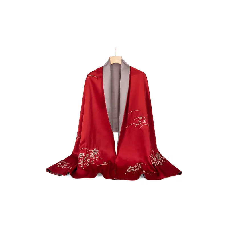 Shanghai Story 100% Mulberry Silk Silk Scarves Women's Silk Harmony Galaxy Gift Box Set-20