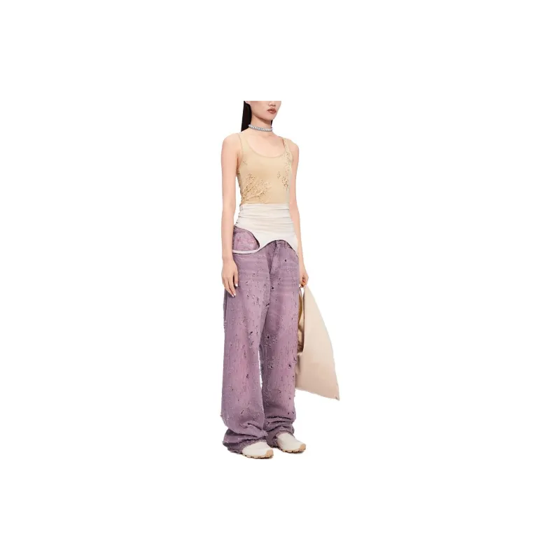 MM6 Maison Margiela Tank Tops Women's Orange-2