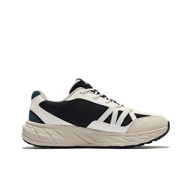 Erke Anti-Slip Wear-Resistant Low-Top Casual Shoes Men's Floating Stone Gray Numbers Cyan-1