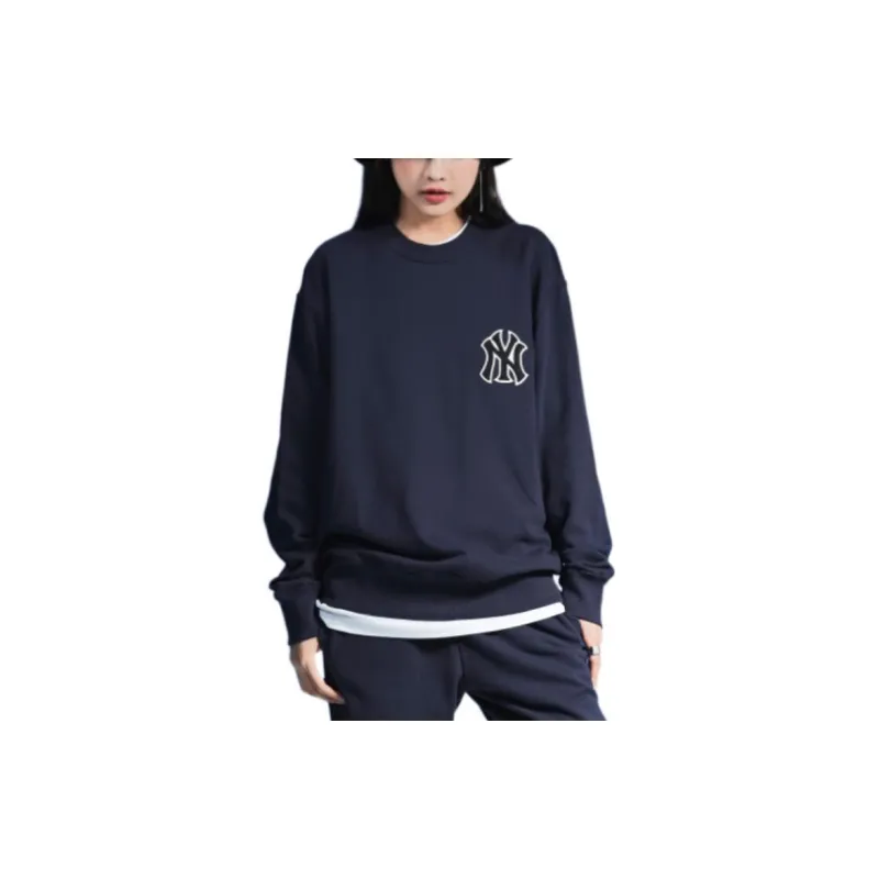 MLB Cashew Flower Sweatshirts Women's Dark Blue-3