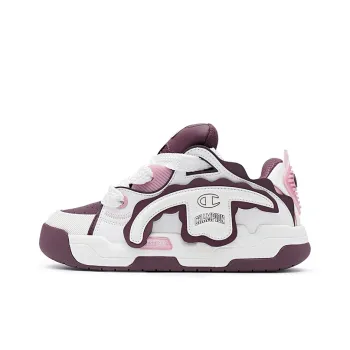 Champion Low Top Skateboard Shoes Women's Milk White Night Brown Red