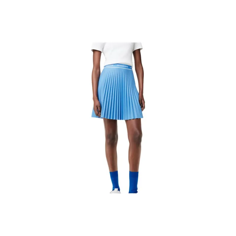 LACOSTE Casual Short Skirts Women's Blue-2