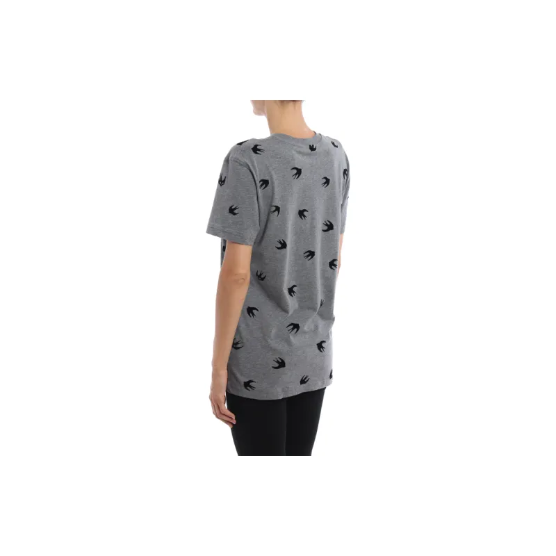 McQ Alexander McQueen T-Shirts Women's Gray-3