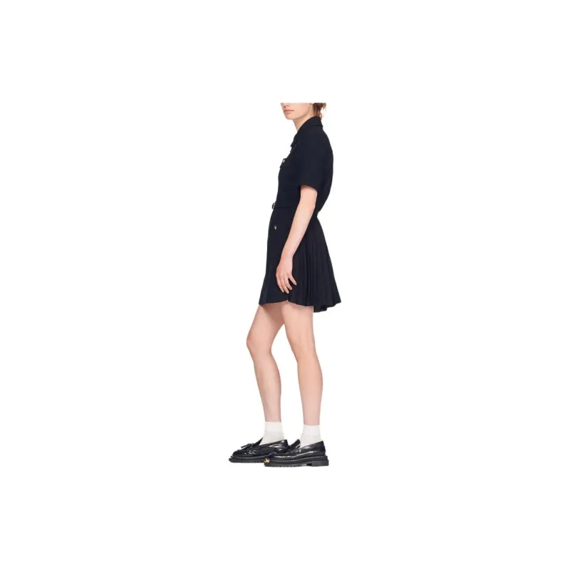 Sandro Belted Mini Dress-2