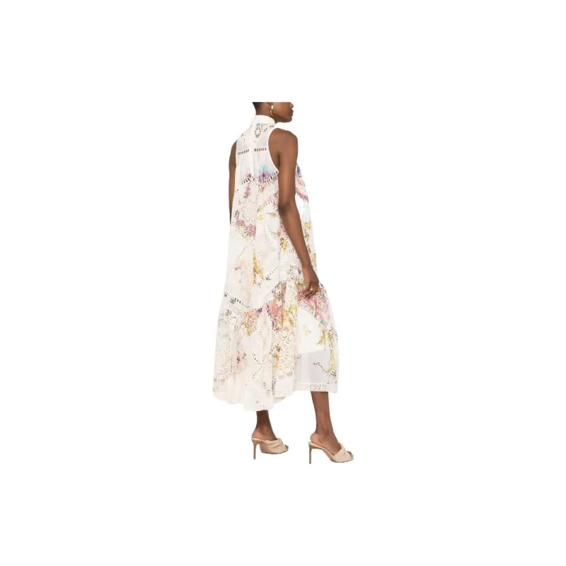 Zimmermann Sleeveless Dresses Women's White-4