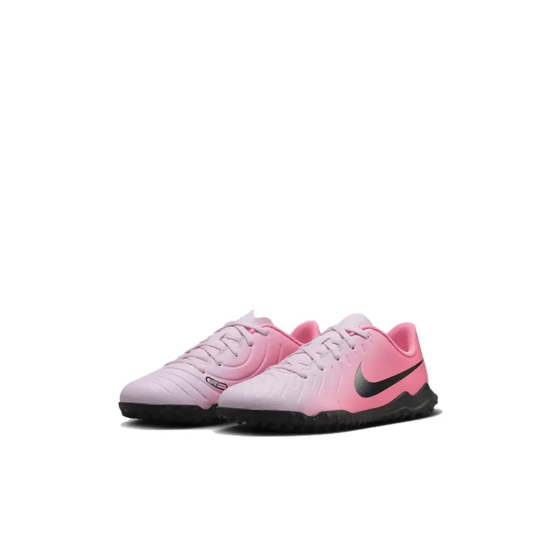 Nike Jr Legend 10 Abrasion Resistant Low Top Kids' Soccer Shoes Pink Black Kids'-2