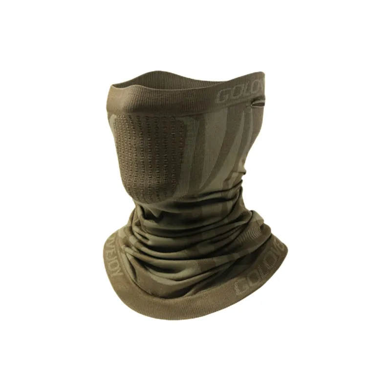 TANLU Riding Equipment Face Mask Unisex Polyamide Polyester 38.5*24.5CM Black Desert Yellow-3