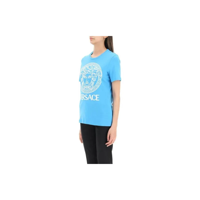 VERSACE T Shirts Women's Blue-3
